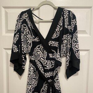 WHBM Knit Boho Accent Top